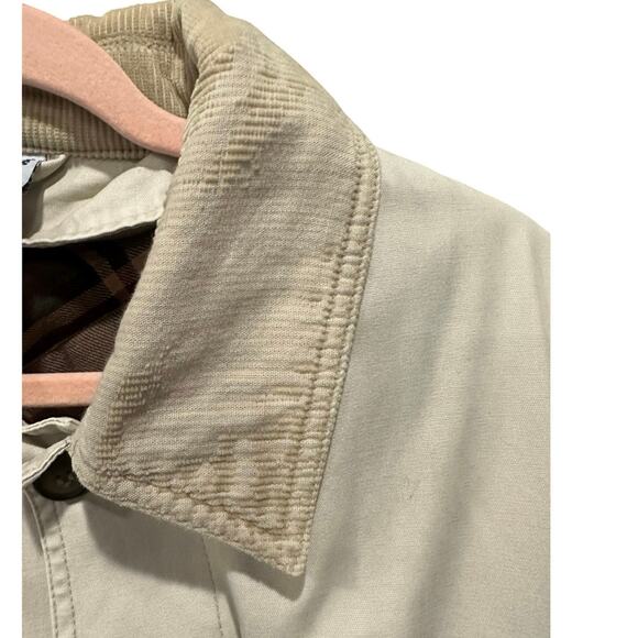 Vintage unisex Tan Utility Jacket barn coat chore coat - Picture 10 of 14